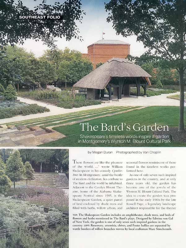 McAlpine Media: The Bard's Garden Article